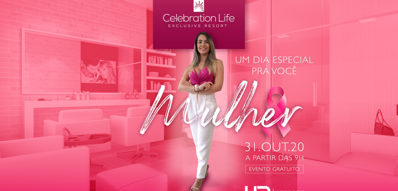 Celebration Life Exclusive Resort promove evento de apoio ao Outubro Rosa