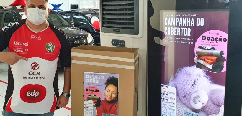 Jacareí Rugby realiza campanha para doação de cobertores na cidade